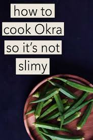 Okra is also known as lady finger/ bhindi and is used in the preparation of a number of sumptuous dishes. How To Cook Okra Bhindi So It S Not Slimy My Food Story