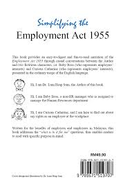 33, section 2, 60 stat. Malaysia Hr With Dr Lum Heap Sum Book Excerpt Simplifying The Employment Act 1955