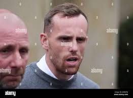 Grant Johns, the brother of Finlay Johns, speaks to the media outside the  High Court in Glasgow, where Jake Loy, 19, who killed three friends in a  car crash, has been jailed
