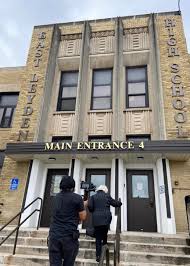 This 1944 East Leyden graduate (and 24 yr employee), got a personal tour of  her alma mater in January. This tour was documented, as Leyden prepares to  celebrate its 100th year anniversary!