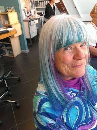 Related Image Grijs Haar Blauw Haar Haarstijlen