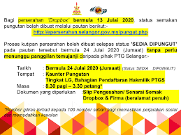 Syarat kelayakan & bidang tugas. Makluman Kaunter Pejabat Tanah Dan Galian Selangor Facebook