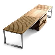Add more seating and more storage to your favorite outdoor space with this classically beautiful fir wood bench. Taji Bench With Storage Box Large Jane Hamley Wells