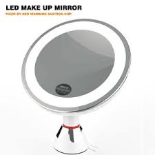 China 10x Magnifying Lighted Makeup Mirror Warm Led Tap Light Bathroom Vanity 360 Degree Rotating Cosmetic Makeup Compact Mirror Lighted Vanity Mirror China Cosmetic Mirror And Bathroom Mirror Price