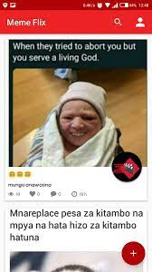 It's about the program memeflix sticker, the same that is in free google play. Meme Flix For Android Apk Download