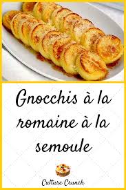 Gnocchis A La Romaine A La Semoule La Recette Facile En 2020 Recette Recettes De Cuisine Recette Facile