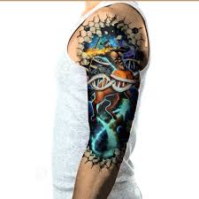 Consider styles, colors, contrasts and the shape of your arm. Internet Dna Full Tattoo Sleeve Tattoo Contest 99designs