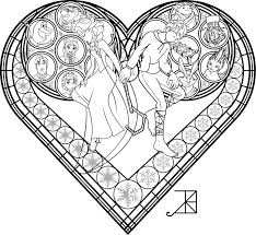 Stained Glass Coloring Page Frosted Love By Akili Amethyst On Deviantart Coloring Pages Coloring Books Disney Coloring Pages