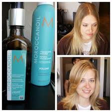 This Blonde With Fine Limp Hair Needs A Lift And I Simply Just Use Moroccanoil Light And Volume Mouse Then Bo Moroccanoil Treatment Hair Volumizing Mousse