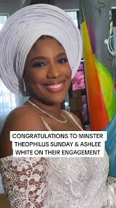 Congratulations to Theophilus Sunday and Ashlee White