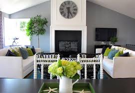 An accent wall is the perfect opportunity to add a pop of color without having to paint the whole room. 15 Fascinating Living Rooms With Grey Accent Home Design Lover