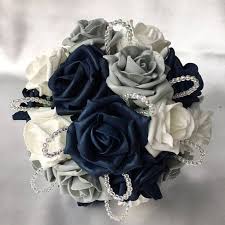 Coral pink peonies, a navy. Popular Navy Blue And Grey Fall Wedding Color Inspirations Colorsbridesmaid