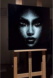 Figure Through The Glass Sculpture