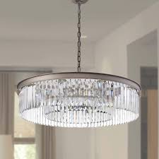 Shop wayfair for dining room lighting to match every style and budget. Meelighting Crystal Nickel Chandeliers Modern Contemporary Ceiling Lights Fixtures Pendant Lighting For Dining Room Living Room Chandelier D33 5 8 Lights Buy Online In Antigua And Barbuda At Antigua Desertcart Com Productid 181387446