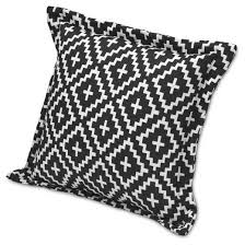 Black And White Deep Seat Outdoor Cushions Set The Deep Seat Pillow Back In Black Crinkle Diamond From Threshold On Your Outdoor Furniture For Super Comfy Rel Deep Seating Pillows Patio Cushions Outdoor