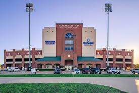 A few drone shots around the stadium. Vernon Newsom Stadium Huckabee Portfolio