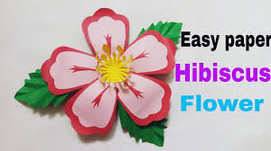 I use the colors jupiter, rose quartz, flame, and botanic. How To Make Please Hibiscus Flowers Diy Realistic Paper Hibiscus Flowers By Ruks Art N Craft