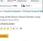 Reviews of exact chicken coop model wanted