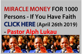 We did not find results for: Miracle Money For 1000 Persons If You Have Faith Click Here April 26th 2019 Pastor Alph Lukau Pastor Alph Lukau