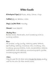 Candle Magic White White Candle Magic Candle Spells Wicca Candles