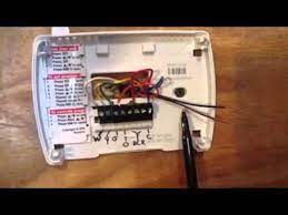 The old thermostat just had 4 wires connected to it (r, y w, and g), but the wifi. Thermostat Wiring Made Simple Youtube