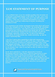 Here Is A Nice Example Of Llm Statement Of Purpose For Llm Program You Can Write It By Yourself Just Personal Statement Examples Statement Personal Statement