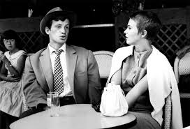 À bout de souffle more in à bout de souffle more in movie Raymond Cauchetier Jean Paul Belmondo And Jean Seberg In A Bout De Souffle Directed By Jean Luc Godard 1960 Cafe Flashbak