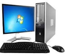 Hp desktop setup with dual monitors. Refurbished Hp Desktop Pc Core 2 Duo Windows 7 Pro Lcd Bundle Deal Refurbishedpc