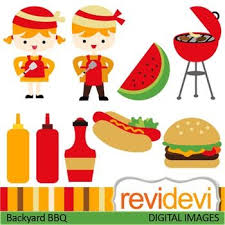 Barbecue Clip Art Backyard Bbq Summer Burger Kids Clipart Backyard Bbq Bbq Summer Burgers