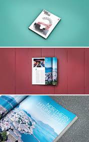 Download 75 Free Psd Magazine Book Cover Brochure Mock Ups Magazine Mockup Mockup Free Psd Mockup Psd