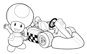 To add coloringkids.org to your favorites press ctrl+d. Mario Kart Toad Coloring Pages Novocom Top