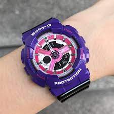 Original Casio Baby G Ba110nc 6a Gloss Violeta Black Ba110 Shopee Brasil