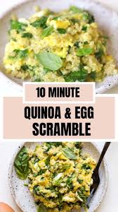 High Protein Healthy Egg Scramble With Quinoa 20g Protein Serving Video Recipe Video In 2020 Quinoa Recipes Easy Healthy Recipes Quinoa Recipes Healthy