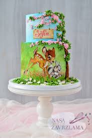 Bambi And Thumper Cake Baby Birthday Cakes Girl Cakes Birthday Cake Kids