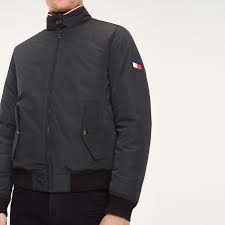 Reversible Down Filled Harrington Jacket Maritime Blue Tommy Hilfiger Jackets Men S Coats Jackets Outerwear Jackets