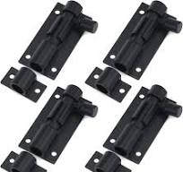 Amazon.com: MY MIRONEY Black Barrel Bolt Latch Aluminum ...