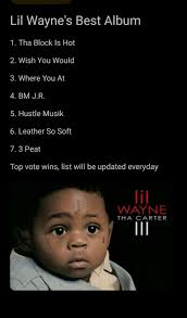 DAY 13] LIL WAYNE'S BEST ALBUM