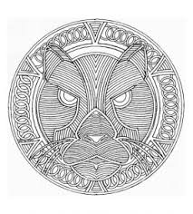 Here are our halloween coloring pages for adults (or talented kids !). Cat Mandala 100 Mandalas Zen Anti Stress