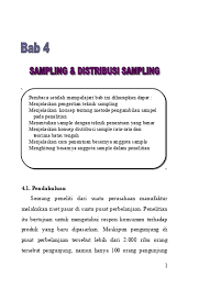 Contoh soal sampel dan populasi. Contoh Soal Metode Sampling Random Seder