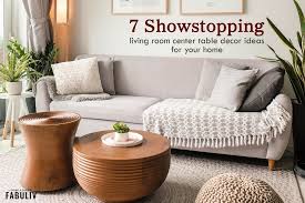 Living Room Center Table Decor Ideas