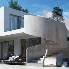 Paragon's prefab indoor & outdoor staircases are available in both straight and spiral configurations, and are ready to install. Helical Staircase Rintal Contemporary Concrete Frame Concrete Steps