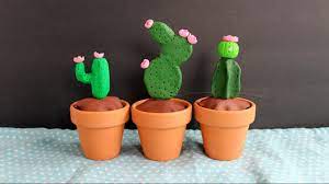 This tutorial will break it down into several easy and manageable steps with lots of reference pictures to help you along. Diy Clay Cactus Make This For Your Home Youtube