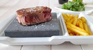 The Steak On A Stone Set Creates Mouth Watering Food For Use At Home Dinner Parties Or As A Gift And They Cooking Stone Steak On A Stone Hot Stone Cooking