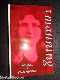SIGNED; Leah Manning by Ron Bill and Stan Newens