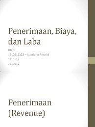 Check spelling or type a new query. Penerimaan Biaya Dan Laba
