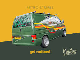 Retro Stripes For Campers Vans Campervans Dubsta