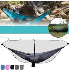 The features of hammock bug net /hammock mosquito net fits all camping hammocks. Outdoor Camping Hammock Mosquito Net 1 2 Person Portable Hanging Bed Swing Net