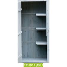 Titanium plastiken armoire 2 portes avec étagères et penderie l70 x p44 x h176 cm beige et noire gamme titanium intérieur/extérieur. Armoire De Jardin En Bois Range Outils Armoire De Rangement Exterieur
