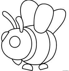 We will be making the following pets. Roblox Adopt Me Bee Coloring Pages Printable