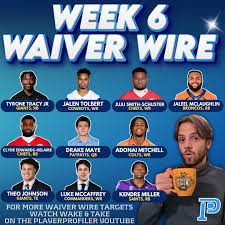 Week 6 waiver wire
